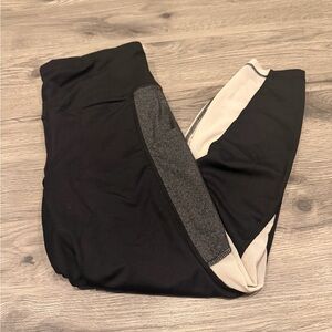 Active Life Black and Gray Leggings